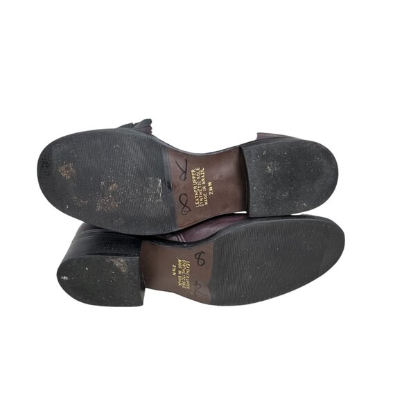 Talbots Leather Two Tone Knee High Riding Boots women's size 7.5 - Picture 11 of 11